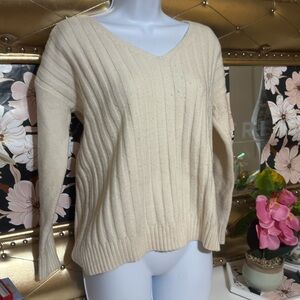 Small Gap Wool Blend Sweater Womens Classic Knit Pullover